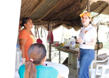 En el Ejido Loma Alta decididos en que lo nuevo es con Mayra Benavides