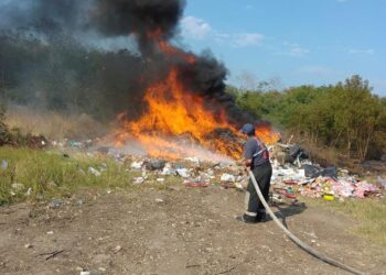 PC Victoria pide a victorenses no quemar basura en pastizales y predios baldíos