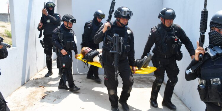 Guardia Estatal recibe capacitación en Medicina Táctica Policial