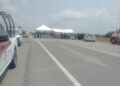 Manifestantes cierran vialidad en Carretera Victoria-Matamoros a la altura de San Fernando