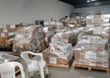 Esta mañana se trasladaron las boletas y material electoral hacia los 43 municipios