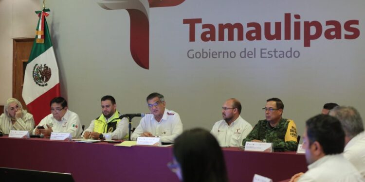 Tamaulipas preparado ante posible llegada de tormenta tropical: Gobernador
