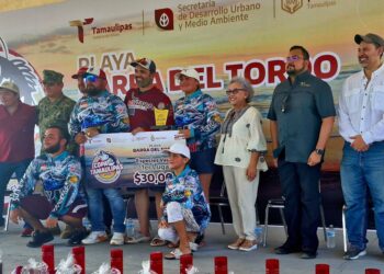 Con gran participación se llevó acabo torneo de pesca en Aldama Tamaulipas