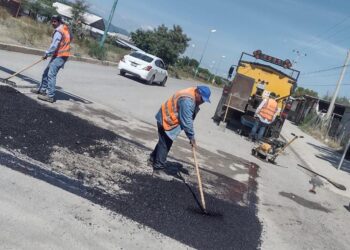 Llega programa de bacheo a seis colonias más de Victoria.