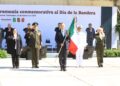 Preside gobernador Américo Villarreal ceremonia del Día de la Bandera
