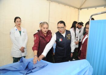 Supervisa secretaria de Gobernación Centro de Atención a Migrantes en Reynosa