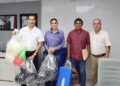 Entrega INDE material deportivo para escuelas de Jiménez