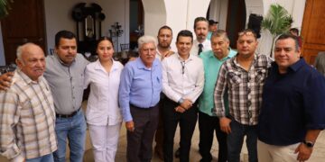 Dirigentes sindicales respaldan logros de Gobierno Municipal.