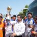Recibe rector a los Correcaminos campeones de la Liga Premier
