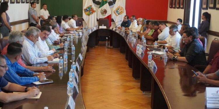 Sesiona Mesa de Ordenamiento Territorial Municipal de Victoria.