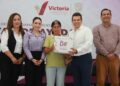 Con corazón y vocación entregan 1500 apoyos alimentarios en Victoria.