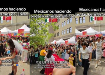 VIDEO VIRAL: Universidad en China realiza Kermés mexicana; hasta registro civil había