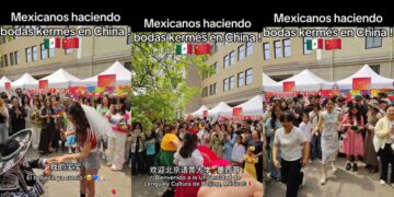 VIDEO VIRAL: Universidad en China realiza Kermés mexicana; hasta registro civil había
