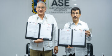 Firman convenio la UAT y la Auditoría Superior del Estado