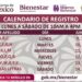 Bienestar anuncia calendario de registro para pensiones del Adulto Mayor y Mujeres de 63 a 64 años