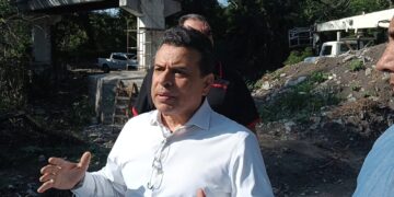 Rehabilitación del puente peatonal sobre el 13 boulevard tiene un 40% de avance