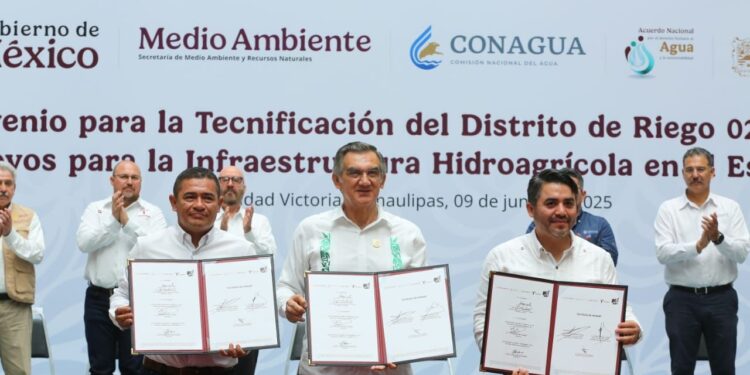 Suscriben modernización del campo tamaulipeco