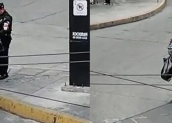 VIDEO VIRAL: Oficial de policía conmueve al obsequiar mochila a niño en la estación Pantitlán del Metro CDMX