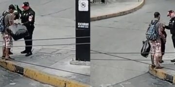 VIDEO VIRAL: Oficial de policía conmueve al obsequiar mochila a niño en la estación Pantitlán del Metro CDMX