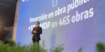 Victoria marca ruta en obra pública.