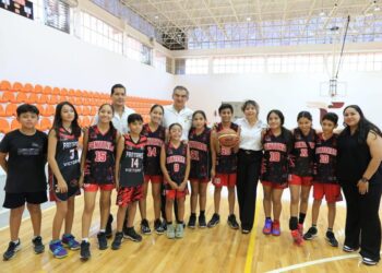 Inicia torneo de básquetbol INDE Tamaulipas 2025