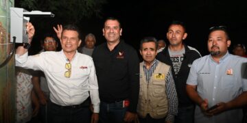 Instala Municipio moderno alumbrado público en Tamatán y San Marcos 2.