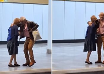 VIDEO VIRAL: Pareja de adultos mayores conquista redes al bailar en el Metro de CDMX