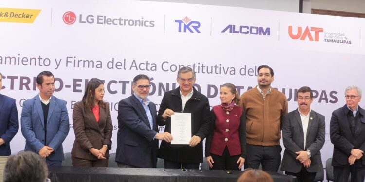 Tamaulipas hace historia con la creación del primer Clúster Eléctrico–Electrónico de México