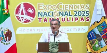 Gobernador Américo Villarreal inaugura ExpoCiencias Nacional Tamaulipas 2025 en Tampico