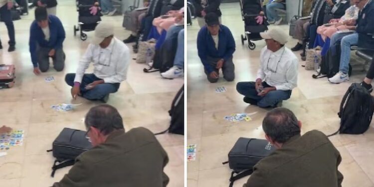 VIDEO VIRAL: Pasajeros improvisan partida de lotería en aeropuerto de Guadalajara y se vuelve tendencia