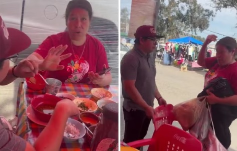 VIDEO VIRAL: Mujer se niega a pagar después de comer menudo y se convierte en tendencia como ‘Lady Pancita’.