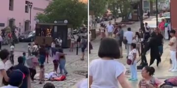 VIDEO VIRAL: Escena insólita en Oaxaca se vuelve viral: un Batman improvisa espectáculo y eclipsa riña callejera