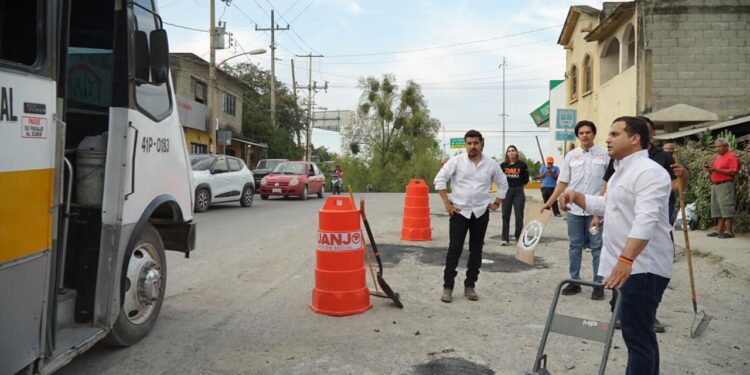 ¿Quién está bacheando en Victoria? Juanjo Salazar atiende calles en Unidad Modelo