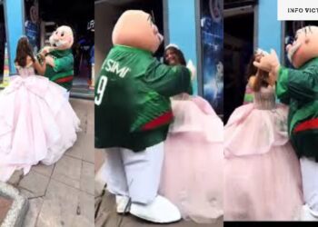 VIDEO VIRAL: Botarga del Dr. Simi sorprende al bailar vals con quinceañera y causa furor en redes