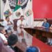 Recibe Lalo Gattás a niños victorenses que participarán en evento nacional de rondallas.
