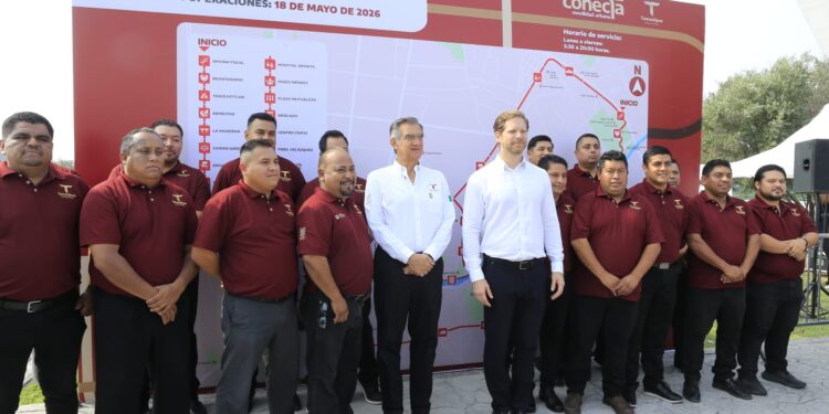 Pone en marcha Américo histórica modernización del transporte público en Tamaulipas