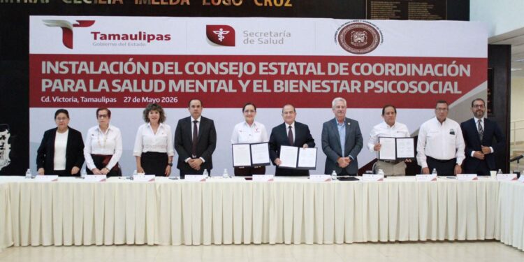 Instalan Consejo Estatal de Salud Mental en Tamaulipas