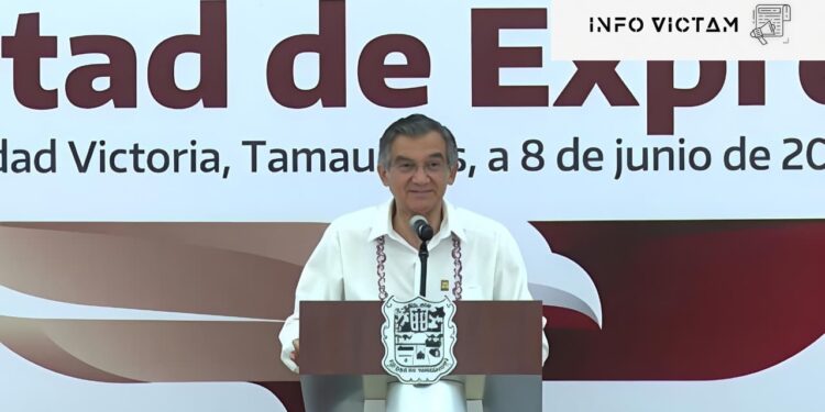 Gobernador de Tamaulipas llama a defender la libertad de expresión y combatir la desinformación