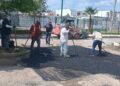 Reactivan bacheo en Victoria para reparar calles dañadas por lluvias.