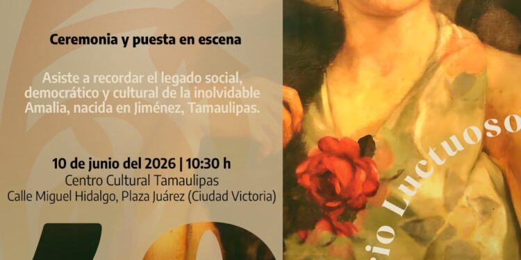 Preparan homenaje a Amalia González Caballero de Castillo Ledón en Tamaulipas