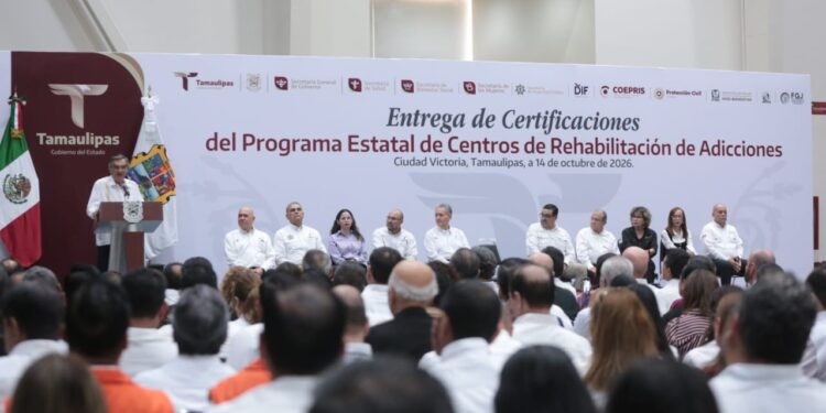 Programa para regularizar Centros de Rehabilitación de Adicciones en Tamaulipas será ejemplo nacional